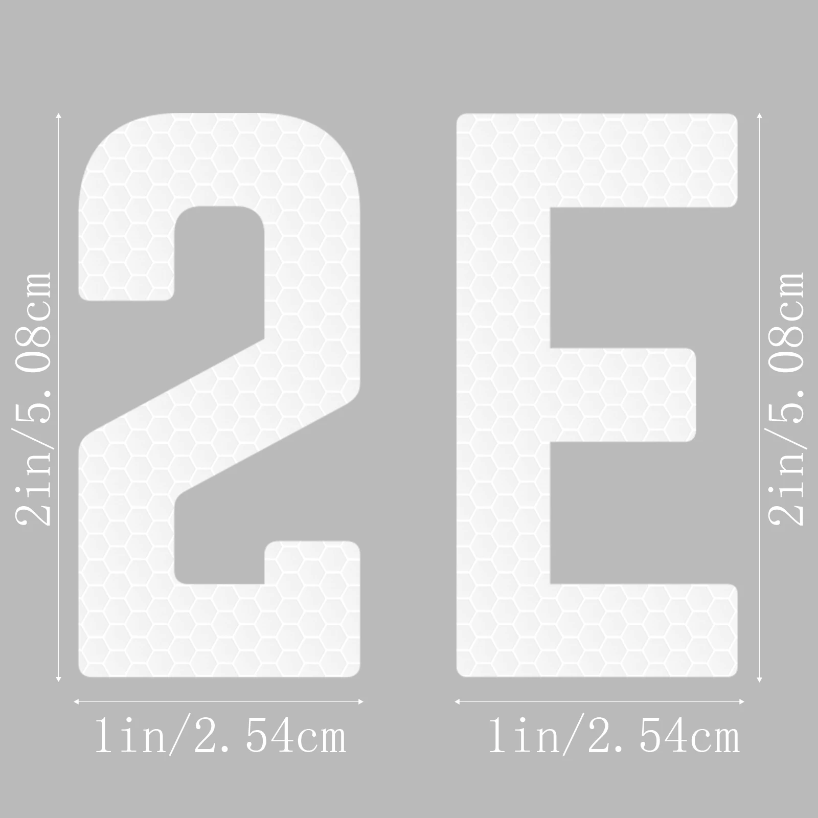 70Pcs Reflective House Number Stickers, Self Adhesive Vinyl Mailbox Numbers