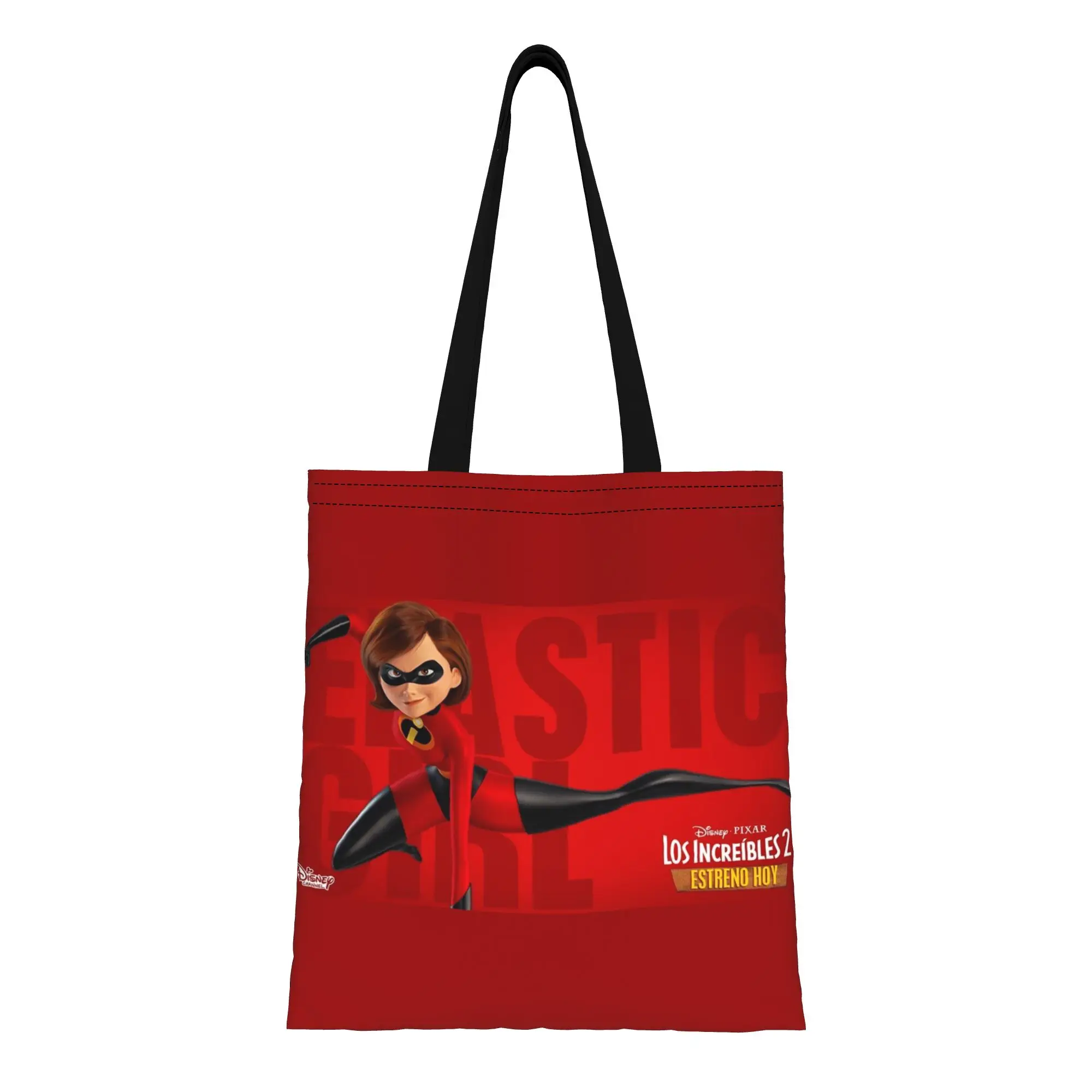 

Сезон «Снова в школу»: Холщовая сумка-тоут «Суперсемейка» — идеальна для покупок, женская сумка с верхней ручкой.