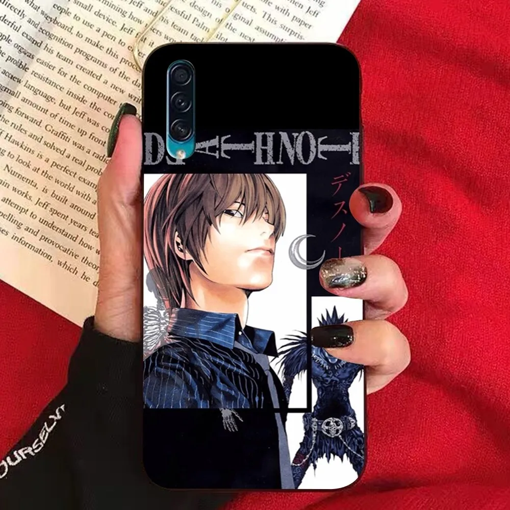 D-death Note anime funda de teléfono para Samsung A 10 11 12 13 20 21 22 30 31 32 40 51 52 53 70 71 72 73 91 13