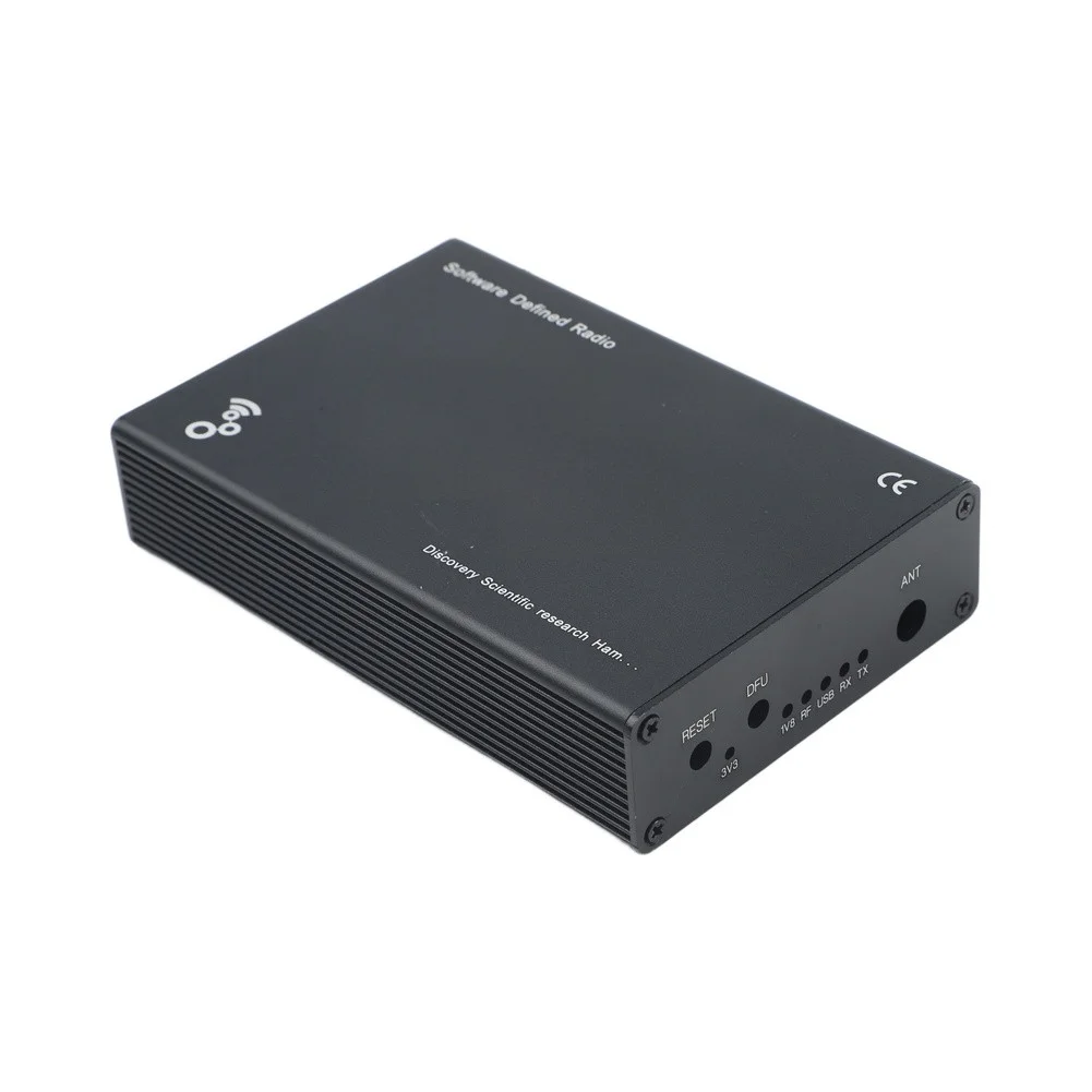 Aluminum Alloy Enclosure Case Matte Black For HackRF 1MHz-6GHz Software Defined Radio for platform Shielding Housing