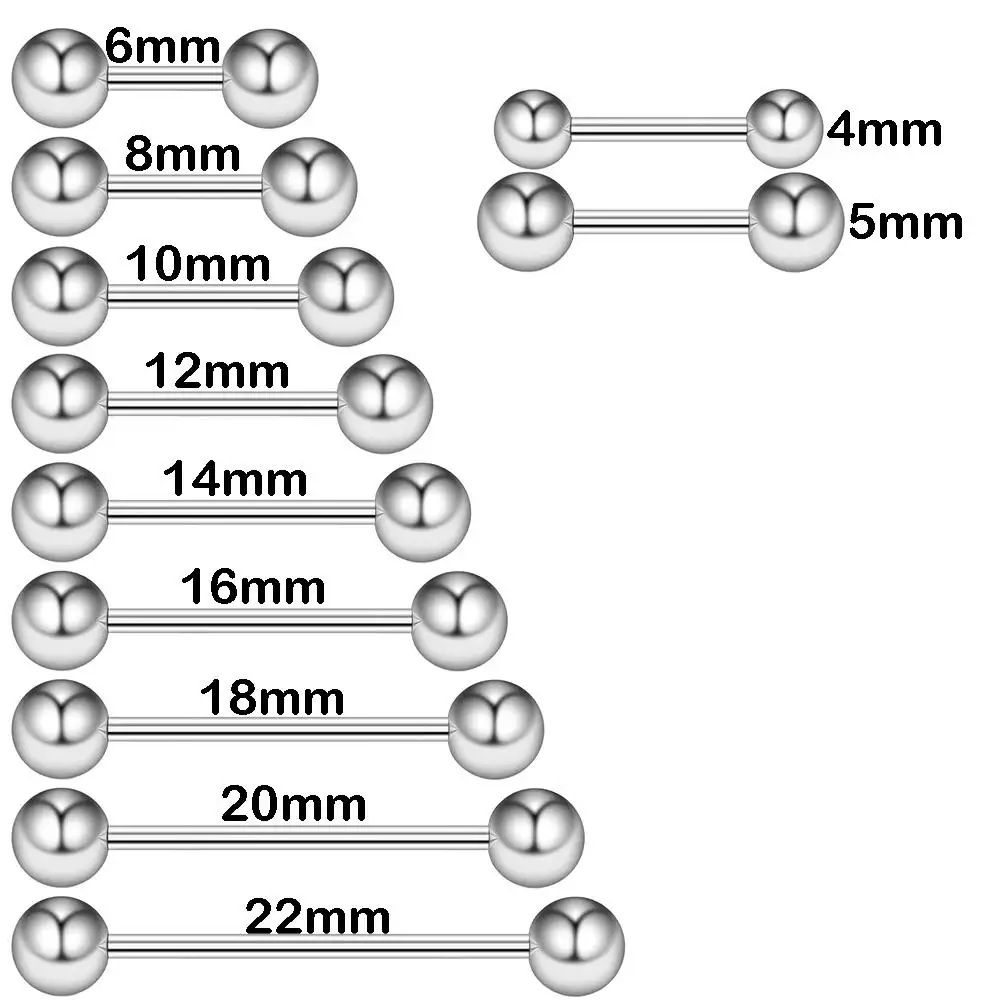 1 OF 5 STKS Rvs Oorkraakbeen Helix Industriële Piercing Oorbel, Tong Piercing Bar, Stud Oorbellen