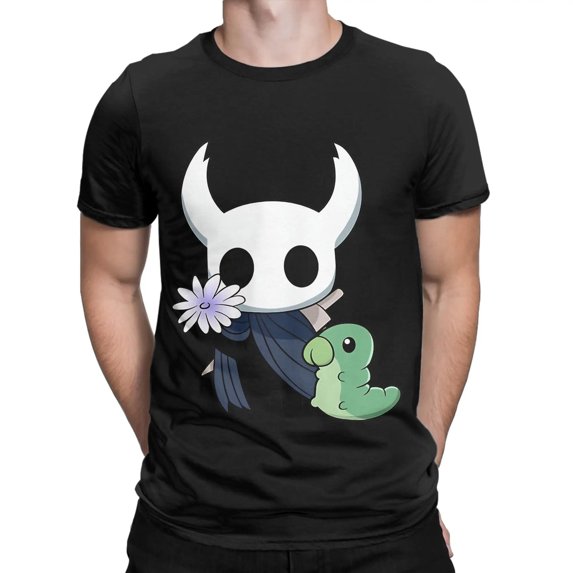 hollow knight  Classic Novelty Graphic 100% Cotton T-Shirt The Hollow Knight Tops Tees For Men