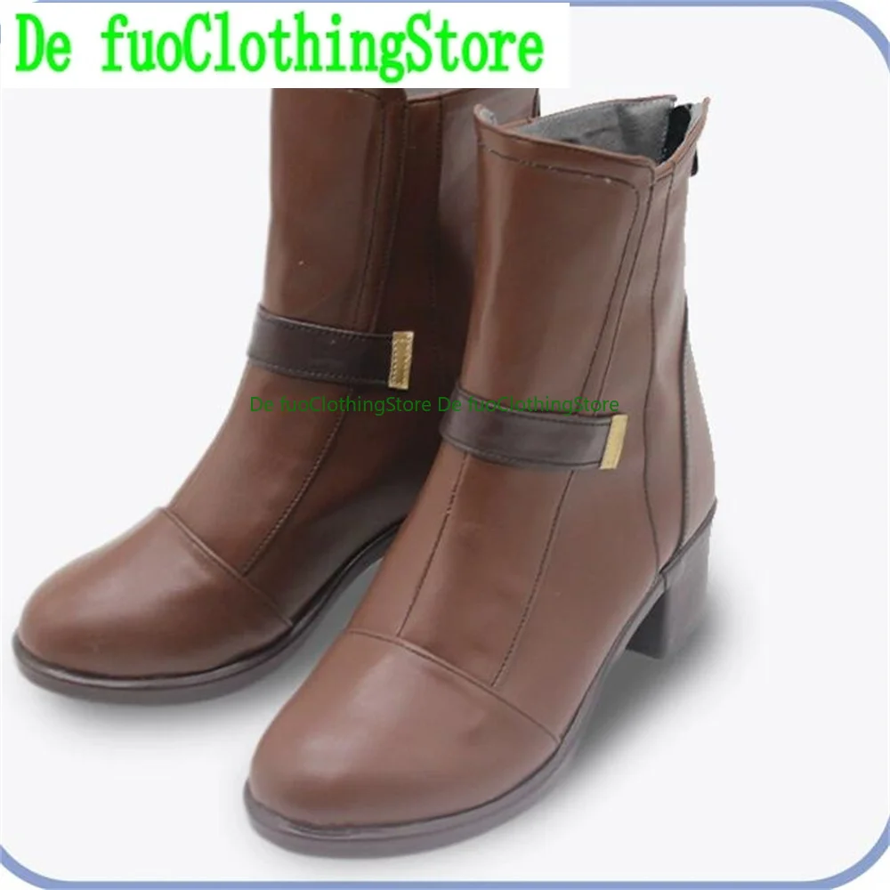 DefuoClothing Ash Eliza Cohen Arknights Cosplay zapatos botas juego Anime fiesta Halloween Navidad DefuoClothing tienda de zapatos