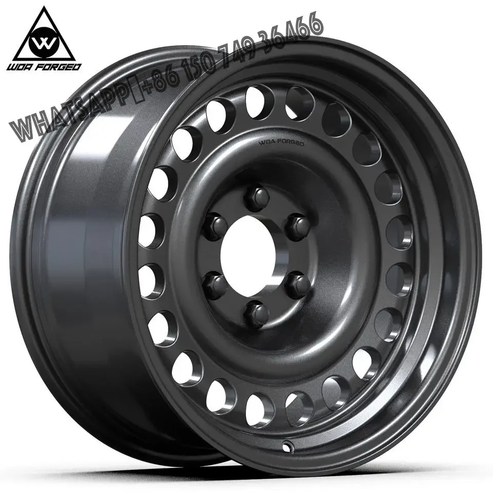 WOAFORGED 6x139.7 الطرق الوعرة مزورة الشفاه عجلات الحافات 4x4 سبيكة الرجعية ل جيب رانجلر تويوتا ثاندرا هايلكس 4 عداء الحارس F150