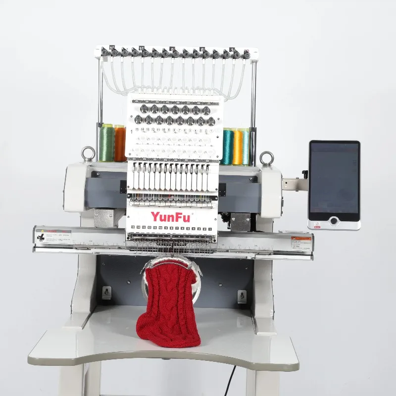 2025 Original Commercial Cap Embroidery Machine 12/15 Needle With Authentic 100% Core Components Embroidery Machine