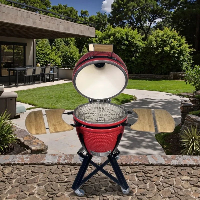 

【Popular】Camping Komado Kebab Kamado Clay Tandoor Oven BBQ Grill Barbecue For Outdoor For Barbeque And Kebab Cooking