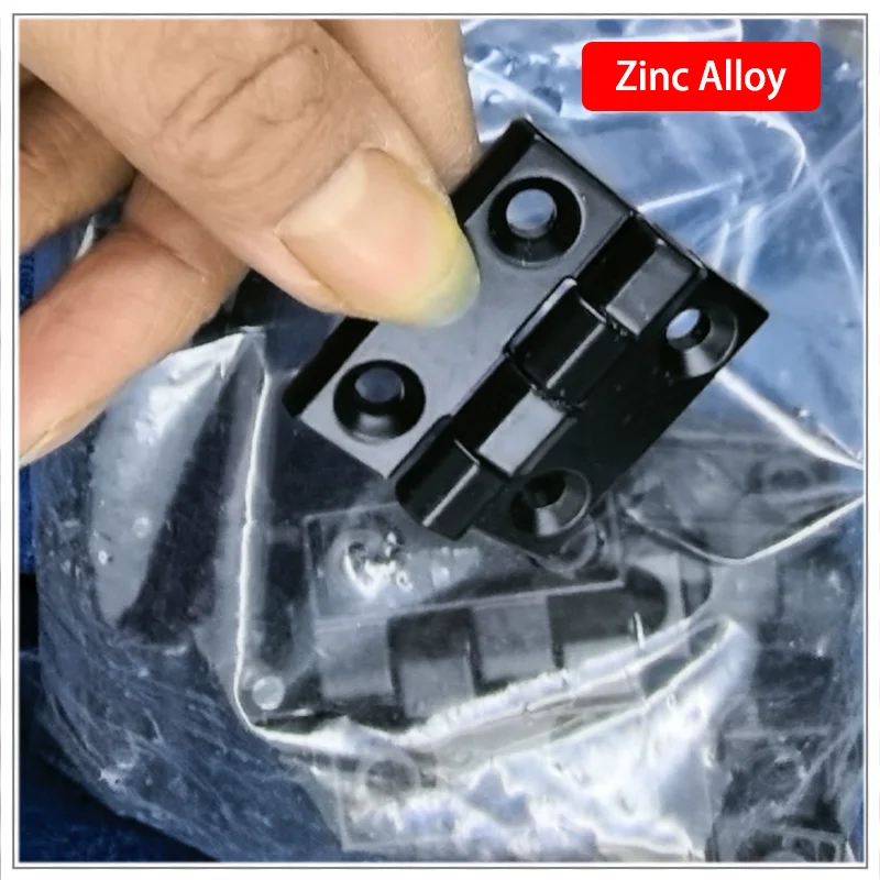 5pcs Thickened Zinc Alloy Hinges for Industrial Automation Machinery Equipment Electrical Cabinet Doors Hardware