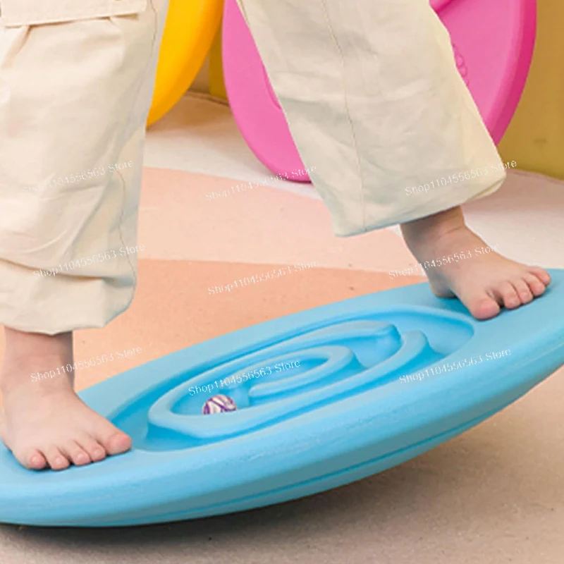 

Rocking Balance Board for Children's Physical Therapy and Stability Training, Sensory Integration Equipment for Home Use