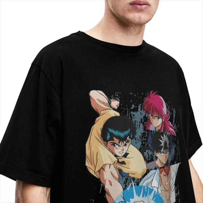 Y2K Yu Yu Urameshi Team YuYu Hakusho For Men Women T Shirts Apparel Crazy Tee T-Shirt 100% Cotton New Arrival Clothing