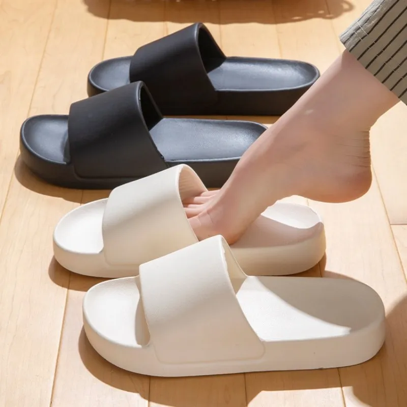 ZUOFU Women Square Toe EVA Platform Slide Slippers Spring Summer Non-Slip Soft Casual Indoor Outdoor Home Sandals