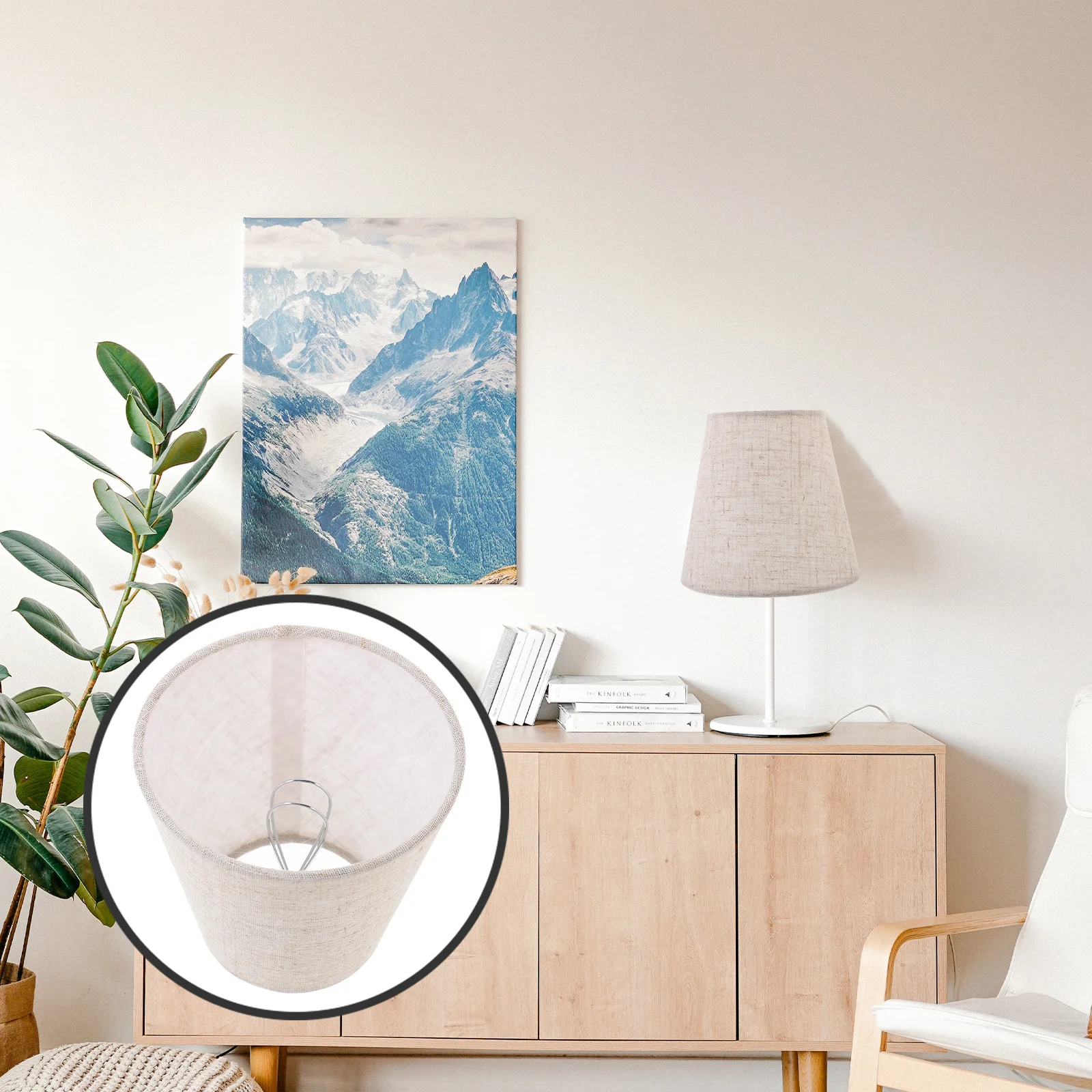 

Cloth Art Lampshade Premium Fabric Stylish Desk Table Lamp Cover Household Light Decorative Lamp Shade Indoor Light Cover