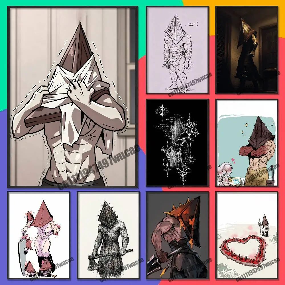 For Silent Hill Heather Mason Poster Sticker Cover Bars Custom Film Self-adhesive Ornament Collectibles Playbill
