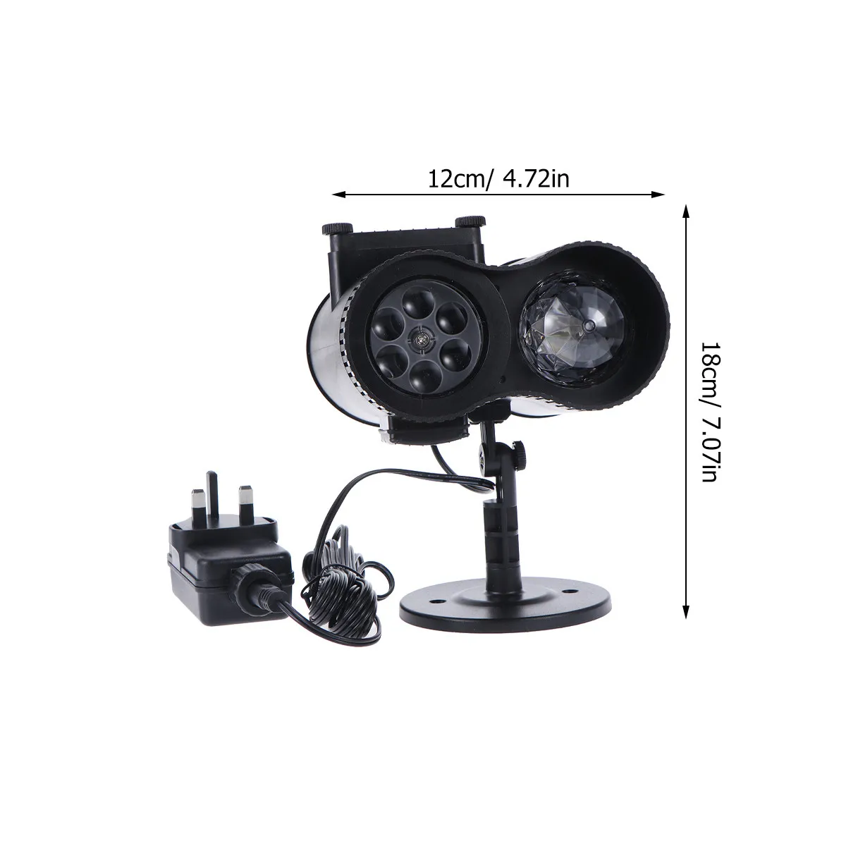Christmas LED Projector Light Moving Waterproof Colorful 20 Patterns 6-Lens Outdoor Garden Halloween Holiday Spotlight Uk Plug