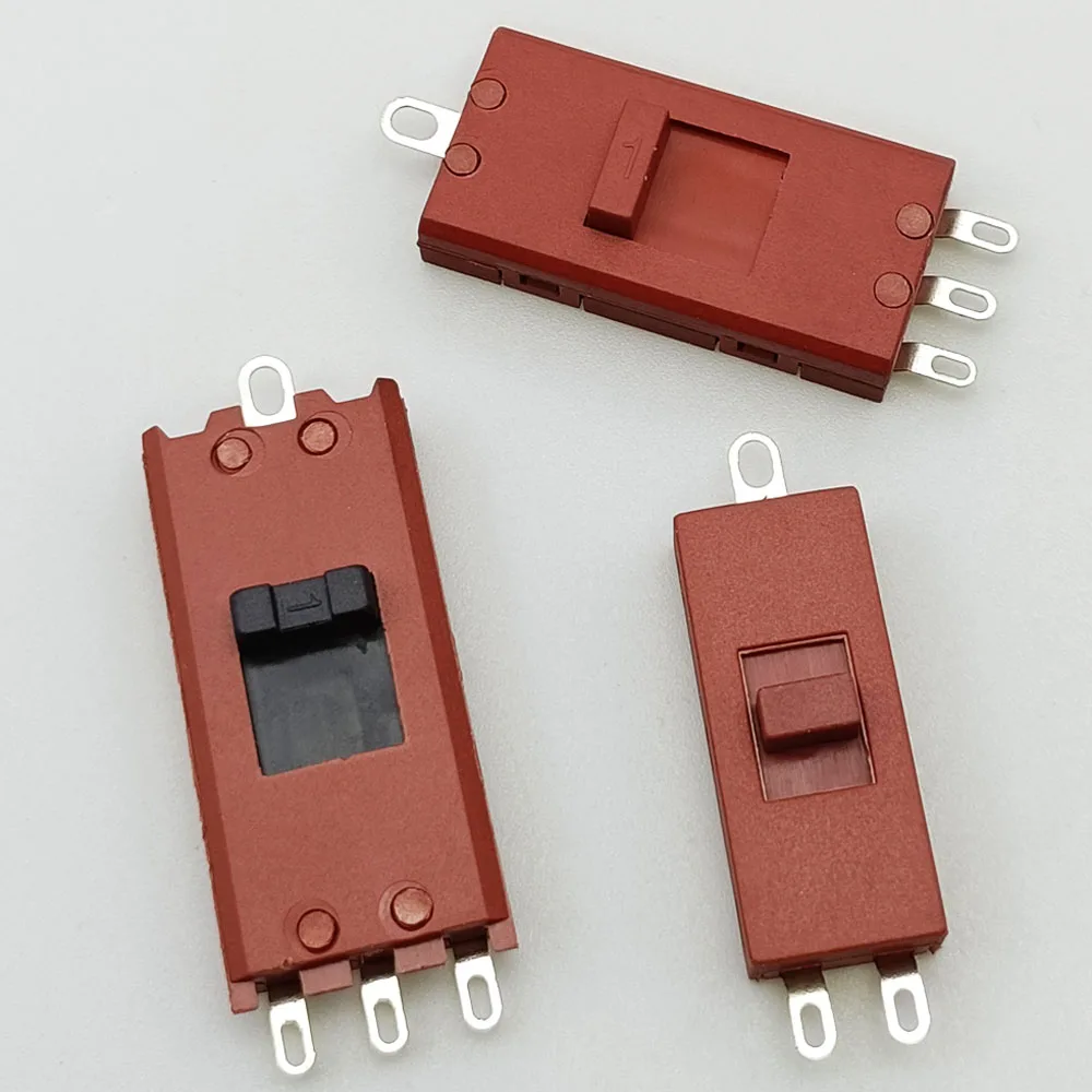 Interruptor deslizante de palanca para secador de pelo, 3 pines, 4 pines, XN-12-1310/XN-14B/XN-14C, 16A, 125V/10A, 250V, conector de interruptor de alimentación para soplador de secador de pelo