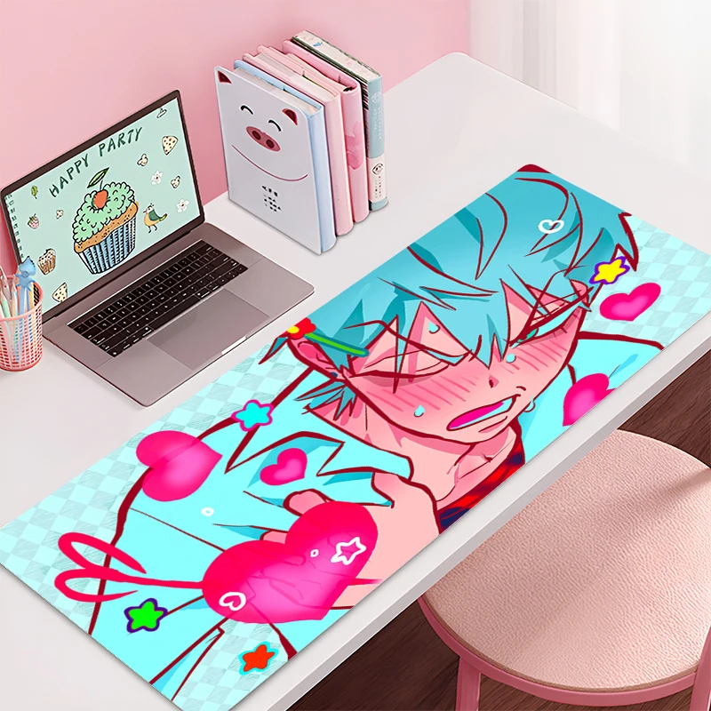 Alas Mouse Panggung Alien Aksesori Gaming Anime Alas Meja Keyboard Gamer Kantor Alas Meja Laptop Antiselip Alas Mouse Karpet PC Besar