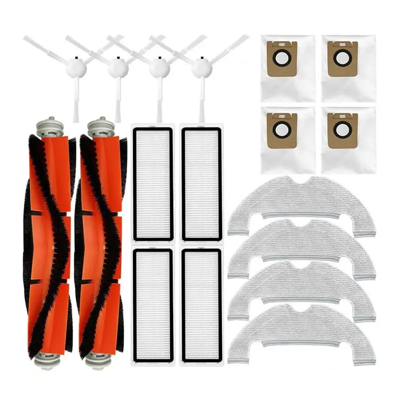 

B51CNEW! For Dreame Bot L10plus/Z10pro/D10PLUS Robot Vacuum Cleaner Replacement Parts Hepa Filter Mop Cloth Dust Bag