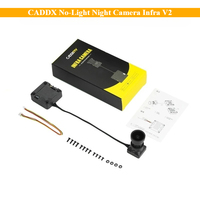 CADDX No-Light Night Camera Infra V2 Camera Analog VTX Kit 0 Lux WDR 1500TVL 131° FOV Black and White Sensor for FPV Drone Expan