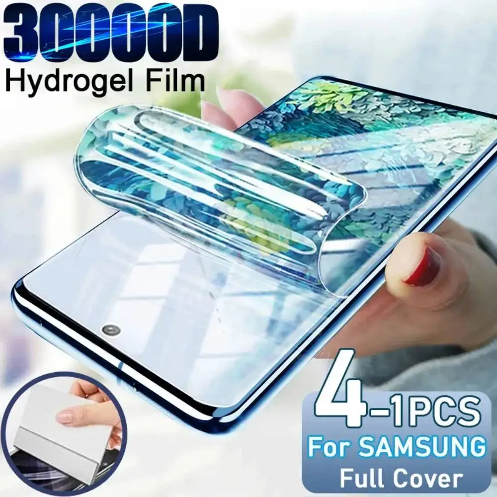 

4PCS For Samsung Galaxy S22 S23 S24 Ultra S21 S20 FE Screen Protector Note 20 10 Lite Plus E S20FE A52 5G S 22 Film