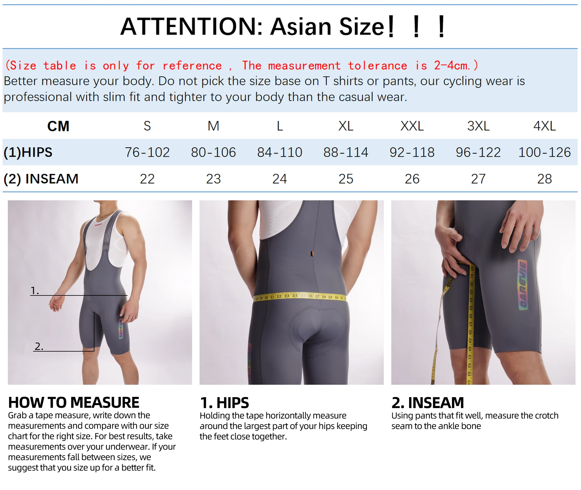 DAREVIE Cycling Shorts 3D Gel Pad Mens Cycling Shorts Breathable Mountain 6 Hours Ride MTB Road Womens Downhill Cycling Shorts