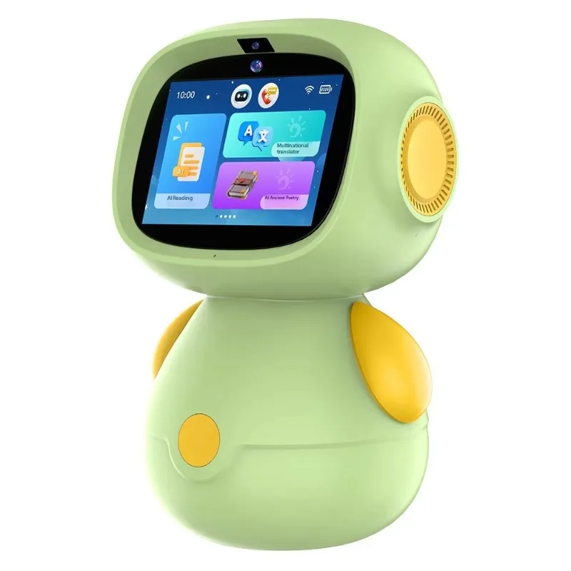 

Artificial intelligence AI voice assistant learning machine. With alarm function