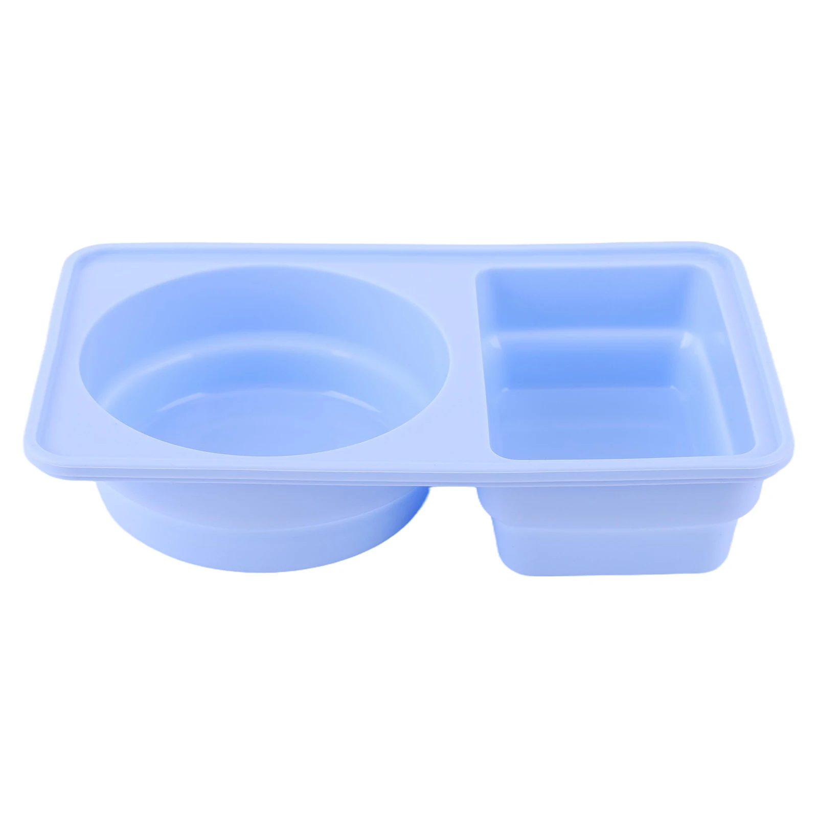 

3Pcs 2 Compartment Mini Food Snack Box Multi-Function Food Storage Containers Sauce Seasoning Container for Travel Office Picnic