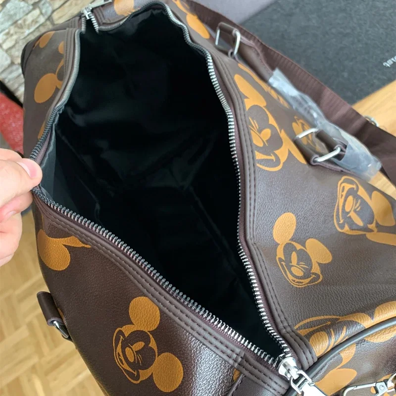 Disney Mickey Mouse Women and Man Shoulder Messenger Bag Lady Minnie Handbag Travel Bag High Capacity Tote Bags for Women