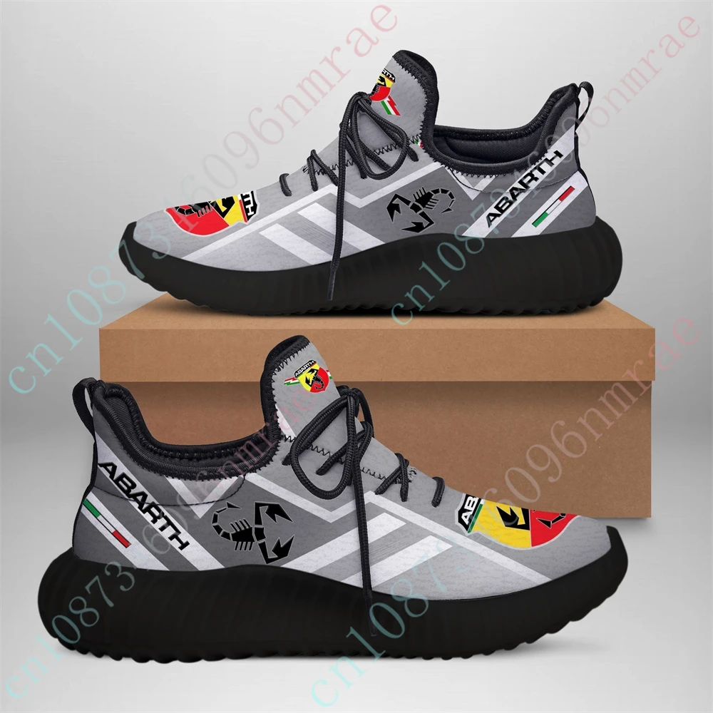 Abarth Men's Sneakers Sports Shoes For Men Lightweight Unisex Tennis Big Size Male Sneakers Casual Running Shoes Custom Logo