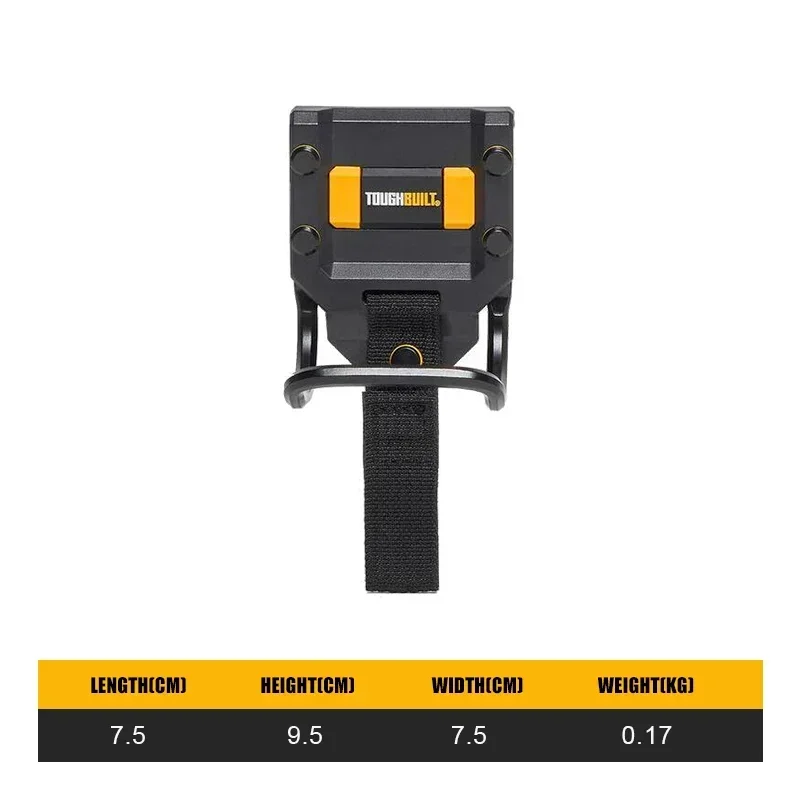 Imagem -02 - Toughbuilt Tb52 Modular Martelo Loop Portátil Cabide de Martelo Casa Fivela de Cinto de Martelo Resistente Acessórios de Ferramenta Manual