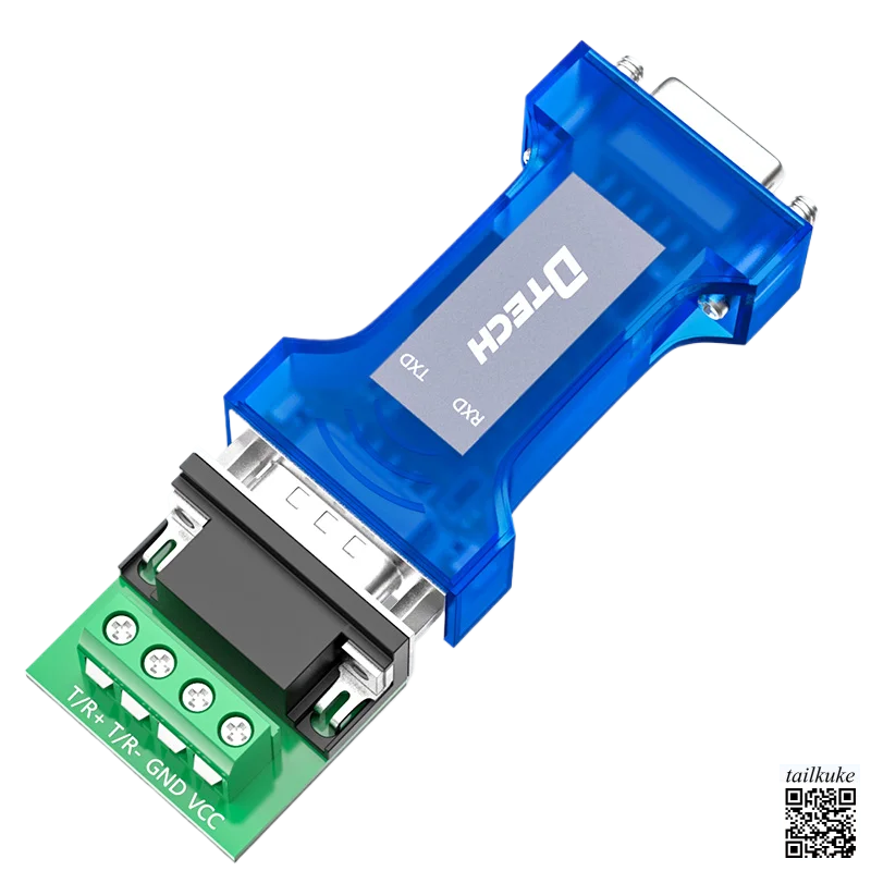 

Industrial Grade Serial Converter Communication Module Serial Protocol Module RS232 to RS485 Bidirectional Conversion DT-9004