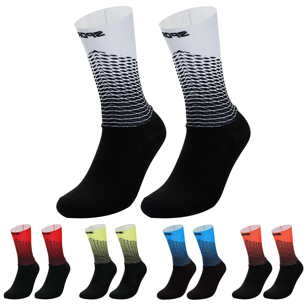 

2024 New Cycling Socks Men Women Road Bicycle Socks Outdoor Brand Racing Bike Compression Sport Socks Calcetines Ciclismo