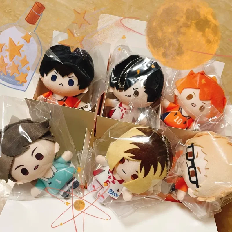 Haikyuu!! Mini Puppe Anhänger Serie Plüsch Blind Box Kawaii Puppe Mystery Box Anime Figur Niedliche Tasche Dekoration Sammlung Geschenke