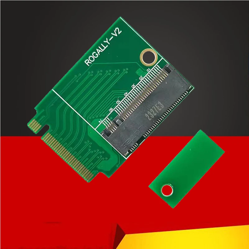 For Rogally SSD Adapter Handheld Transfer Board PCIE4.0 90 Degrees M.2 Transfercard For Rog Ally SSD Memory Card Riser Converter