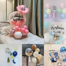 1/2/5pcs Custom Name Sticker Personaled Sticker for Bobo Balloon Birthday Decoration Baby Shower Party Supplies Wedding Decor