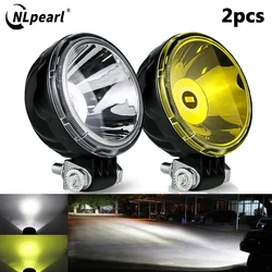 NLpearl 3 Inch LED Work Light Spotlight LED Bulbs Driving Led Offroad Super Bright White Yellow Round Fog Lights For Car SUV ATV