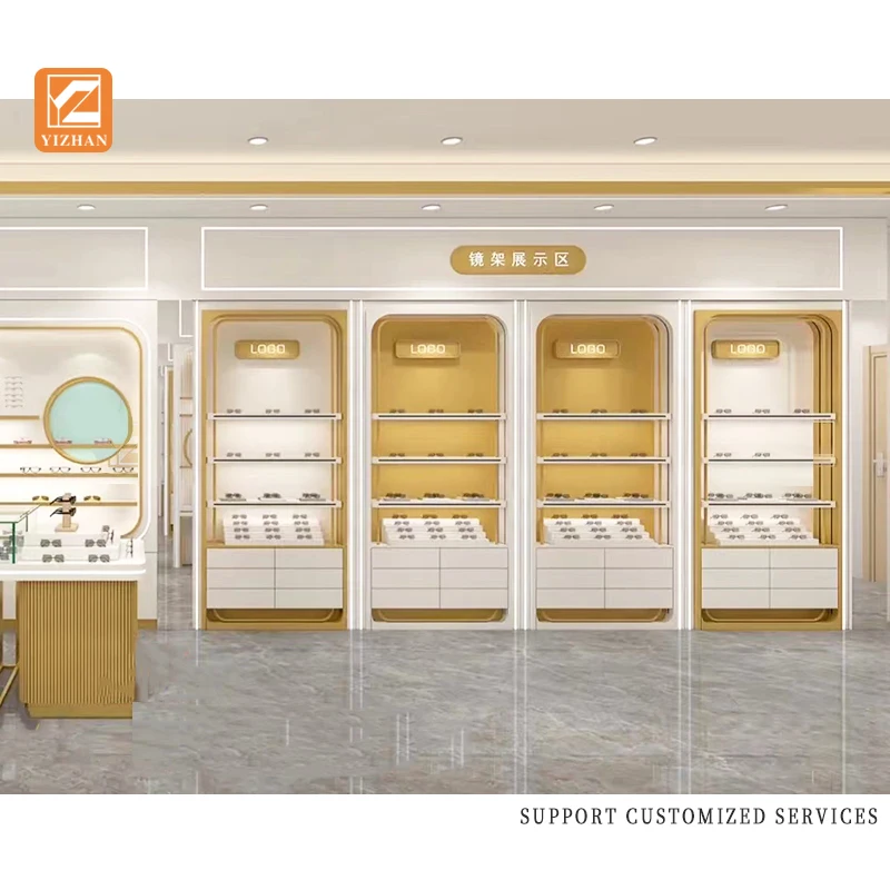 Custom.Display رف خزانة التخصص البصرية متجر الأثاث عرض النظارات الشمسية جدار خزانة عرض الرف #6