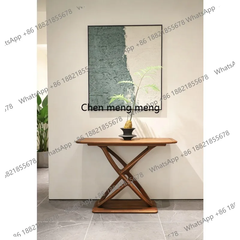 

Entrance table, strip case, table, end view platform, foyer, entrance platform, aisle against the wall, new Chinese tea room