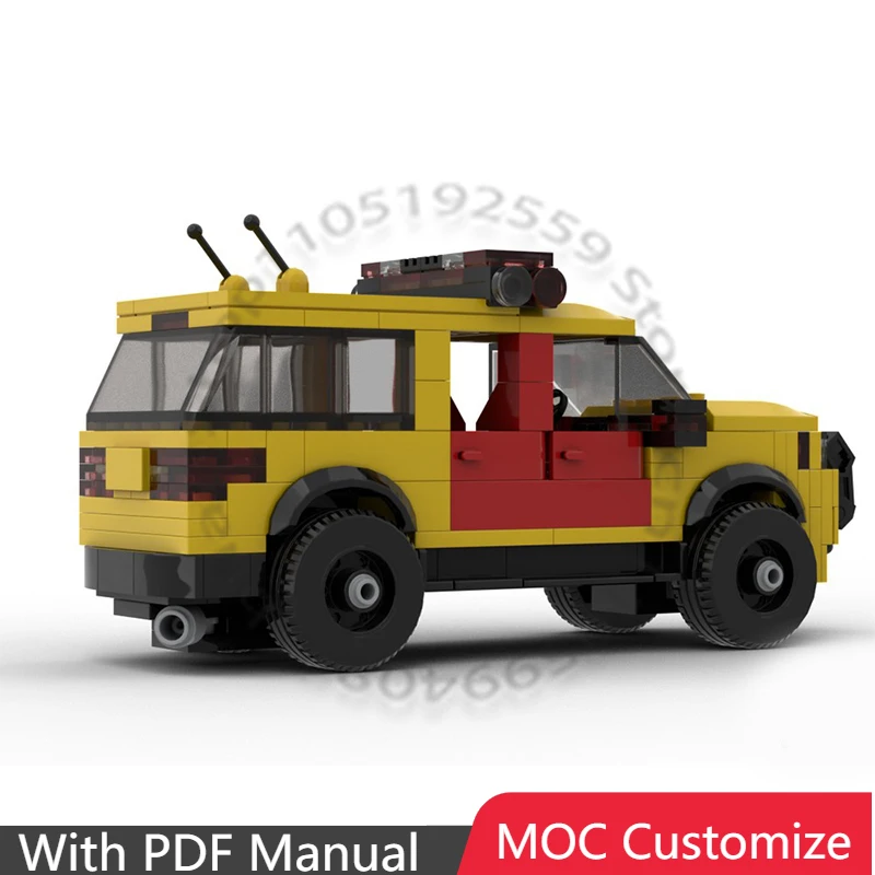 

239 деталей: Конструктор Supercar Explorer Lifeguard MOC, модульный, креативный дизайн, развивающая игрушка для мальчиков, подарок на Рождество