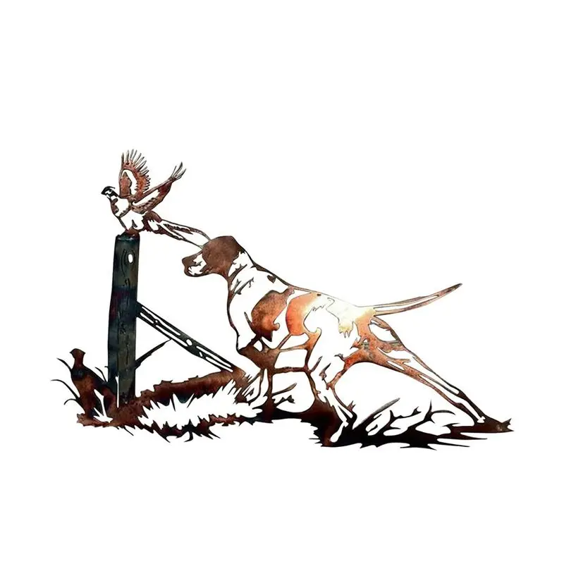 AC76-1 Pieces Shoulder Artist's Wall Art Sculpture Mallard Hunting & Trout Fishing Wall Decoration Gift
