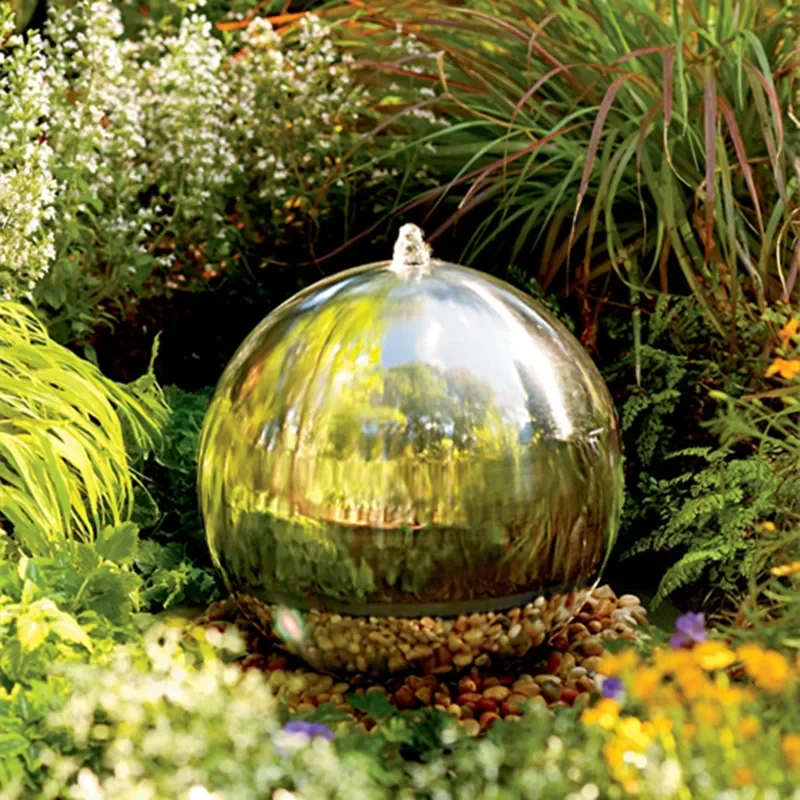 

2021 waterscape garden wate all fountain stainless steel ball 304/316 viewing ball