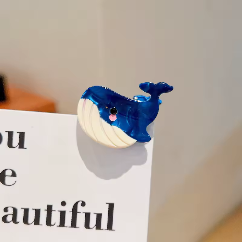 4.5cm Mini Cute Claw Clip Small Girl Hair Claw Semi Transparent Bangs Side Clip Small Shark Clip Women's Hair Apparel Accessory - Image 23