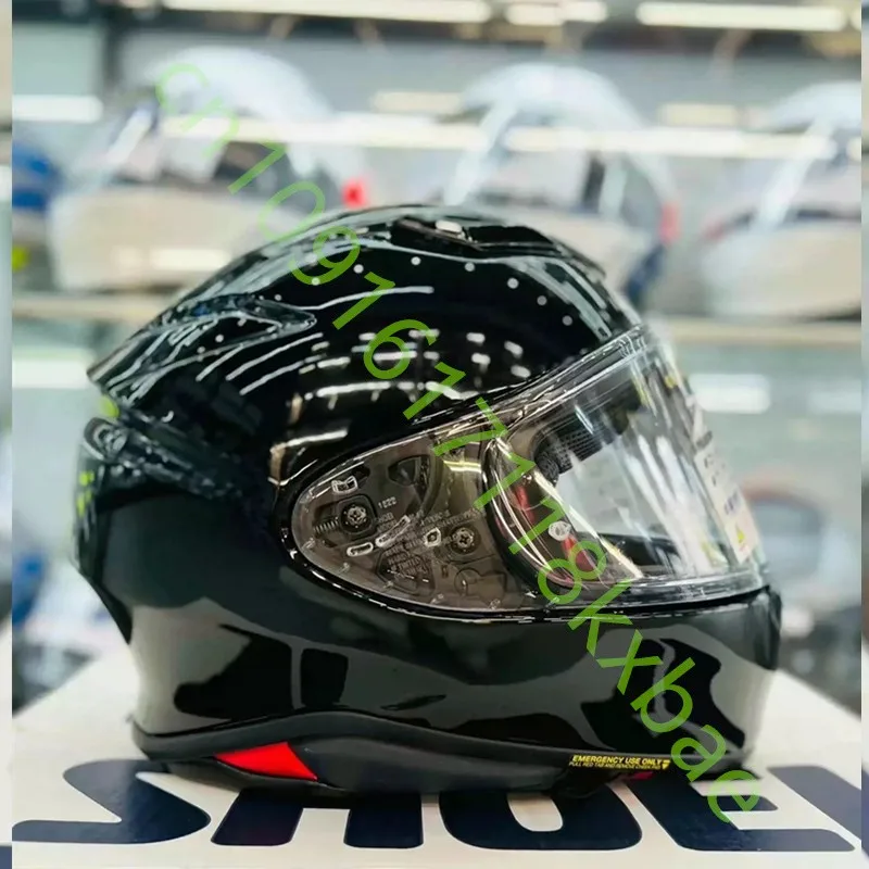 

High-quality ABS Full Face Motorcycle Helmet Z8 RF-1400 NXR 2 Helmet Riding Motocross Racing Motobike Helmet,Bright Black