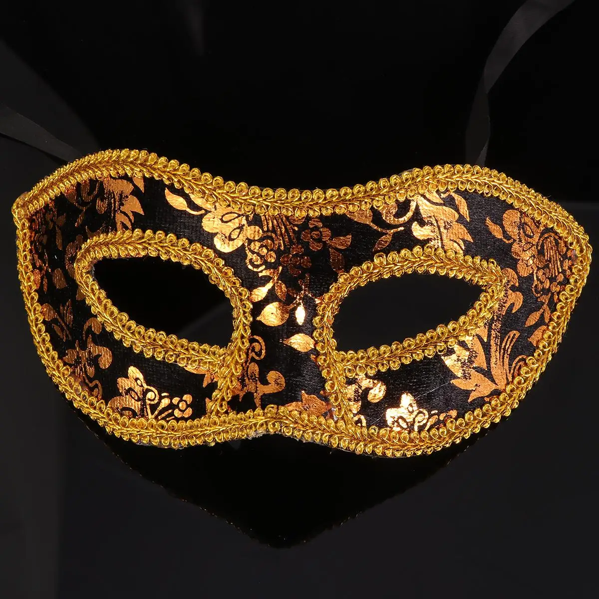 Jazz-Maske, Maskerade, Herren, Party, Karneval, Augenkostüm, Zubehör, Kunststoffband, passend für Abschlussball, Halloween, Weihnachten
