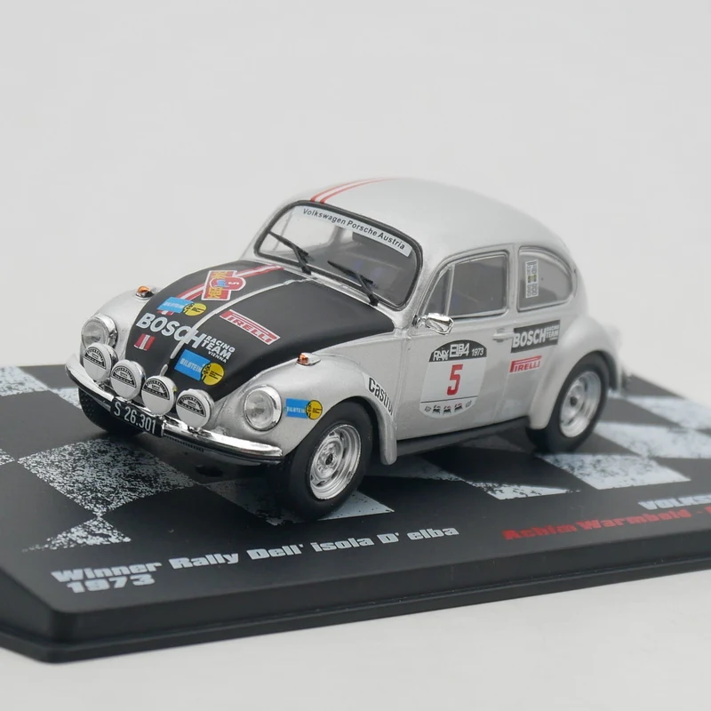 

Diecast IXO 1:43 Scale Volkswagen 1302S WRC 1973 Beetle Rally Alloy Car Model Collectible Toy Gift Souvenir Display Ornament