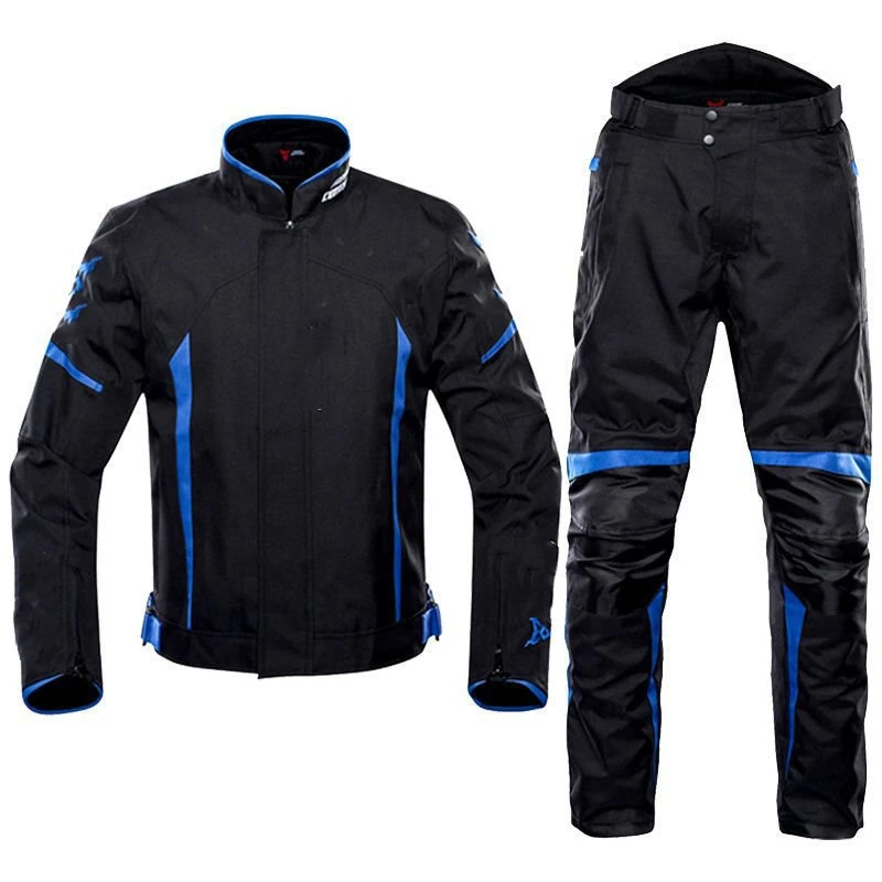 

Four Seasons New Warm Detachable Cycling Suit Set, Anti drop Breathable Racing Suit, Off road Anti splash Motorcycle Suit