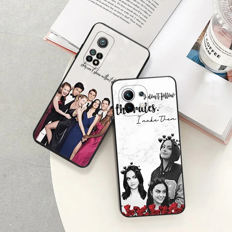 Black Matte Anti-Drop Phone Case For Xiaomi Mi 9 9T Riverdale South Serpents Redmi Note 11 10 11s 10s 9s 9a 9c 10c 10a 9i Cover