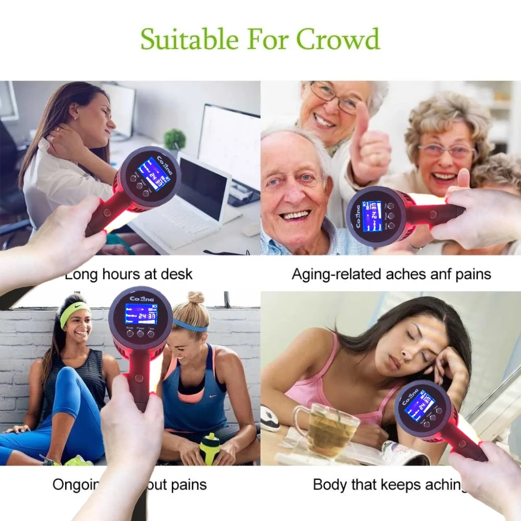 

Portable Cold Laser Therapy for Sports Injury Recovery Post Workout Muscle Pain Relief Athletes Use Home Healthcare