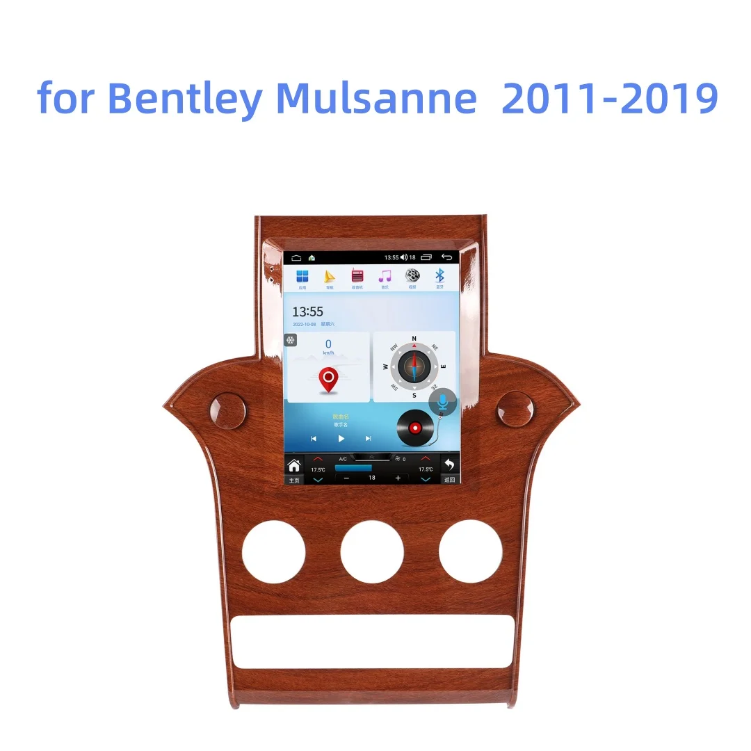 

9.7 Inch Android 13 CarPlay Multimedia Player Display Screen for Bentley Mulsanne 2011-2019 Car Radio 4G+WiFi GPS Navigation