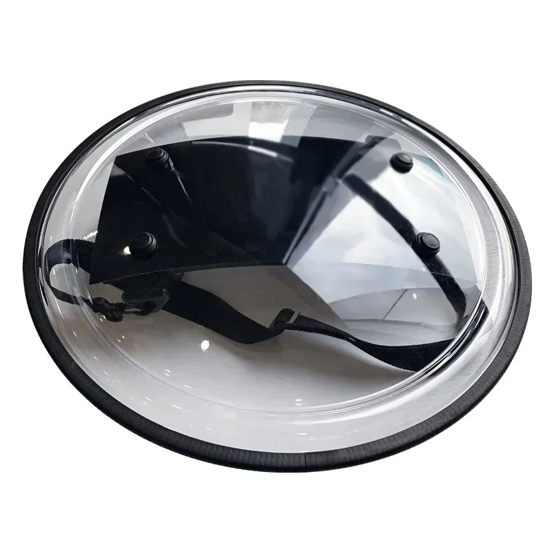 Scudo antisommossa rotondo antideflagrante di sicurezza scudo trasparente per Pc