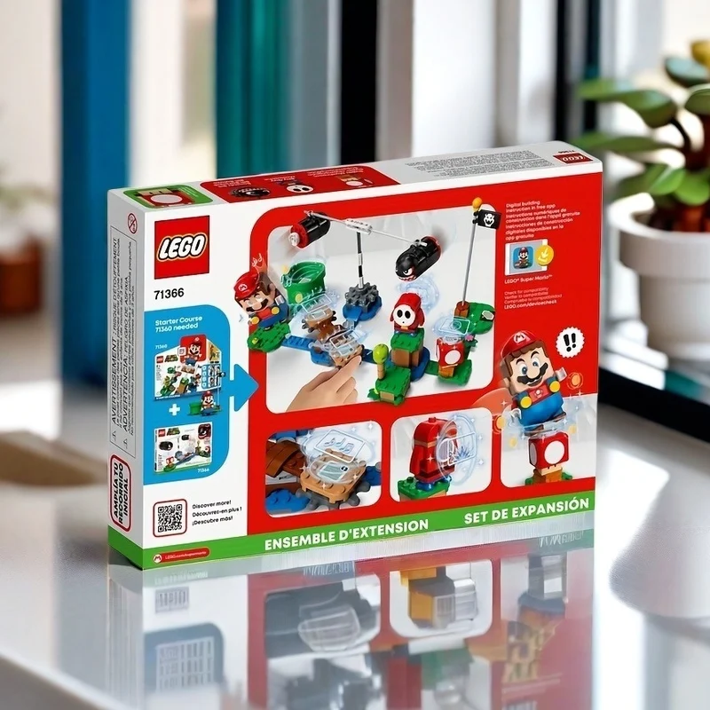 LEGO 71366  can be rebuilt in multiple ways and combined with Starter Course and other expansion kits