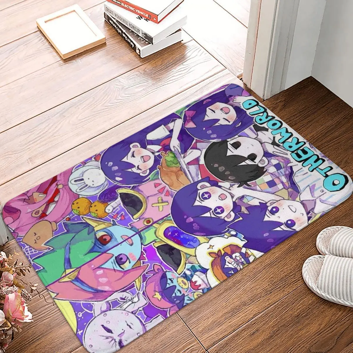 Omori Hero Sunny Basil Cartoon Horror Doormat Kitchen Entrance Home Floor Mat Anti-slip Carpet Rug for Living room Footpad Mats